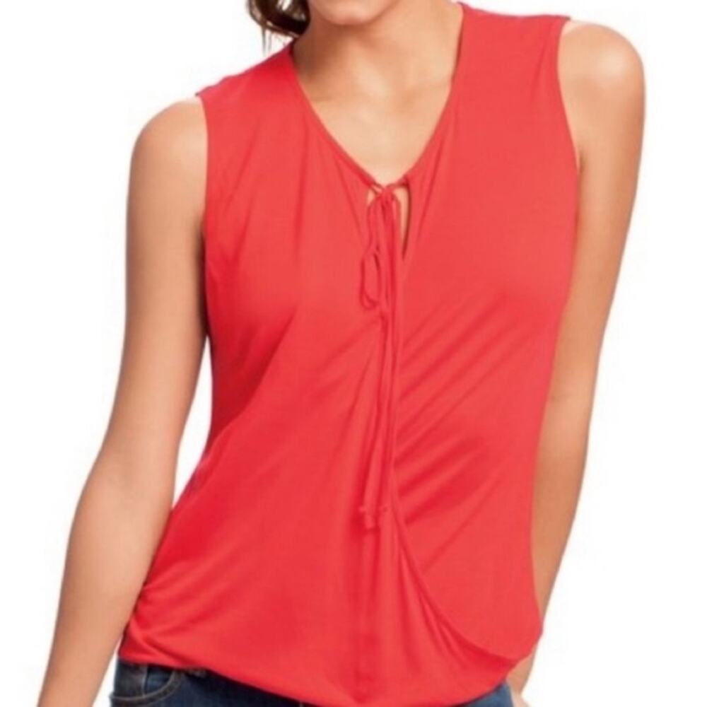 CAbi Lovely Day #765 Red Lobster Sleeveless Shirt Small